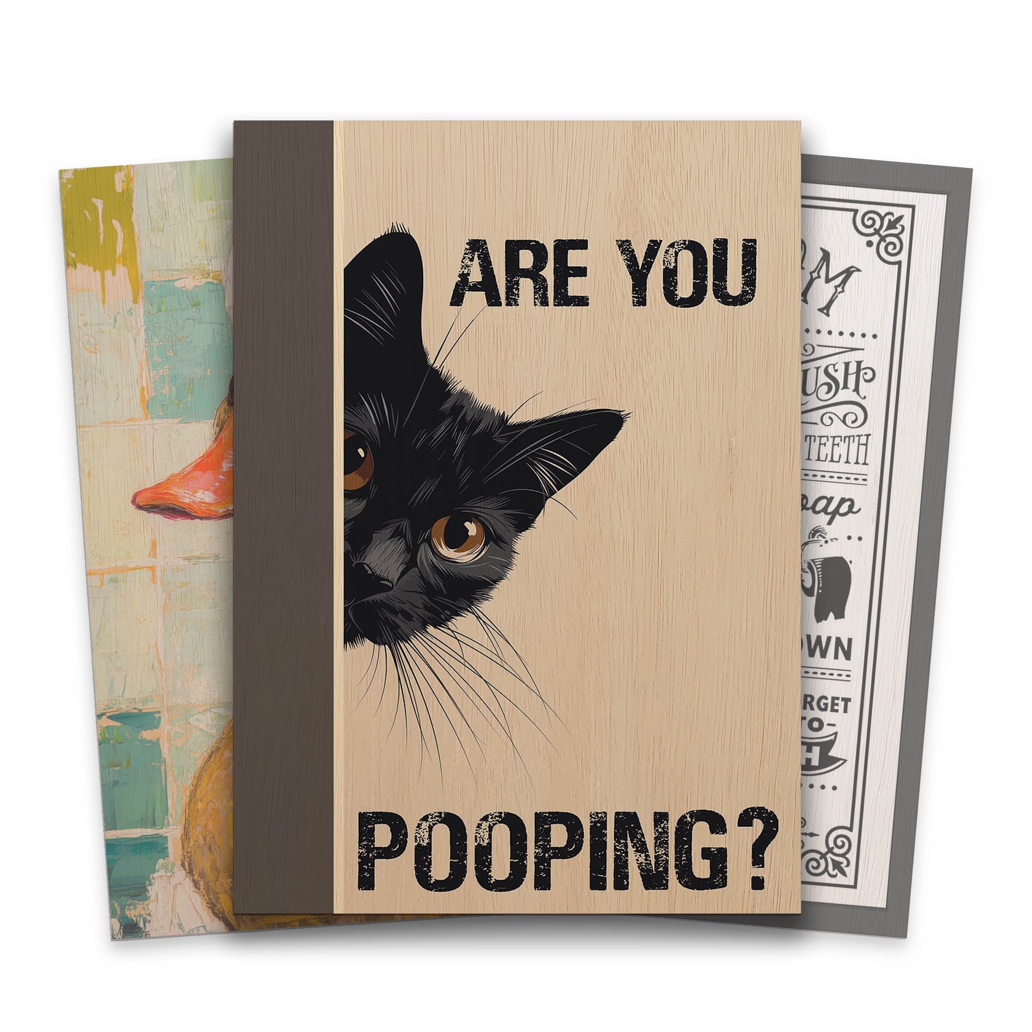 Bathroom Wood Prints