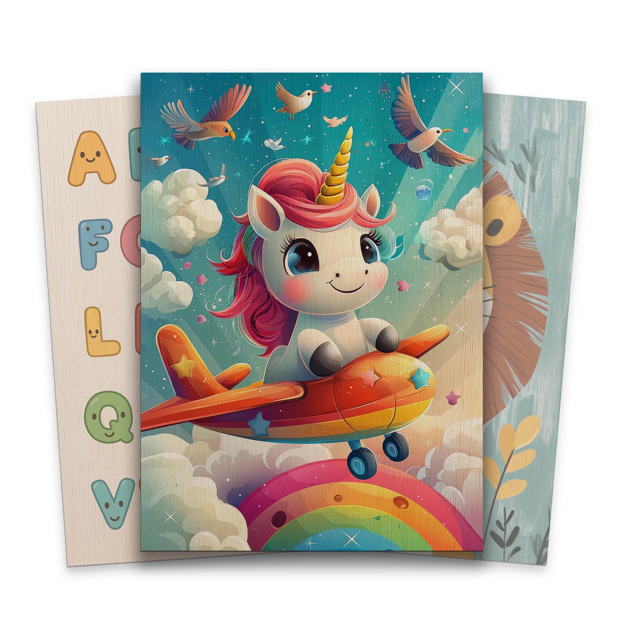 Kids Wood Prints