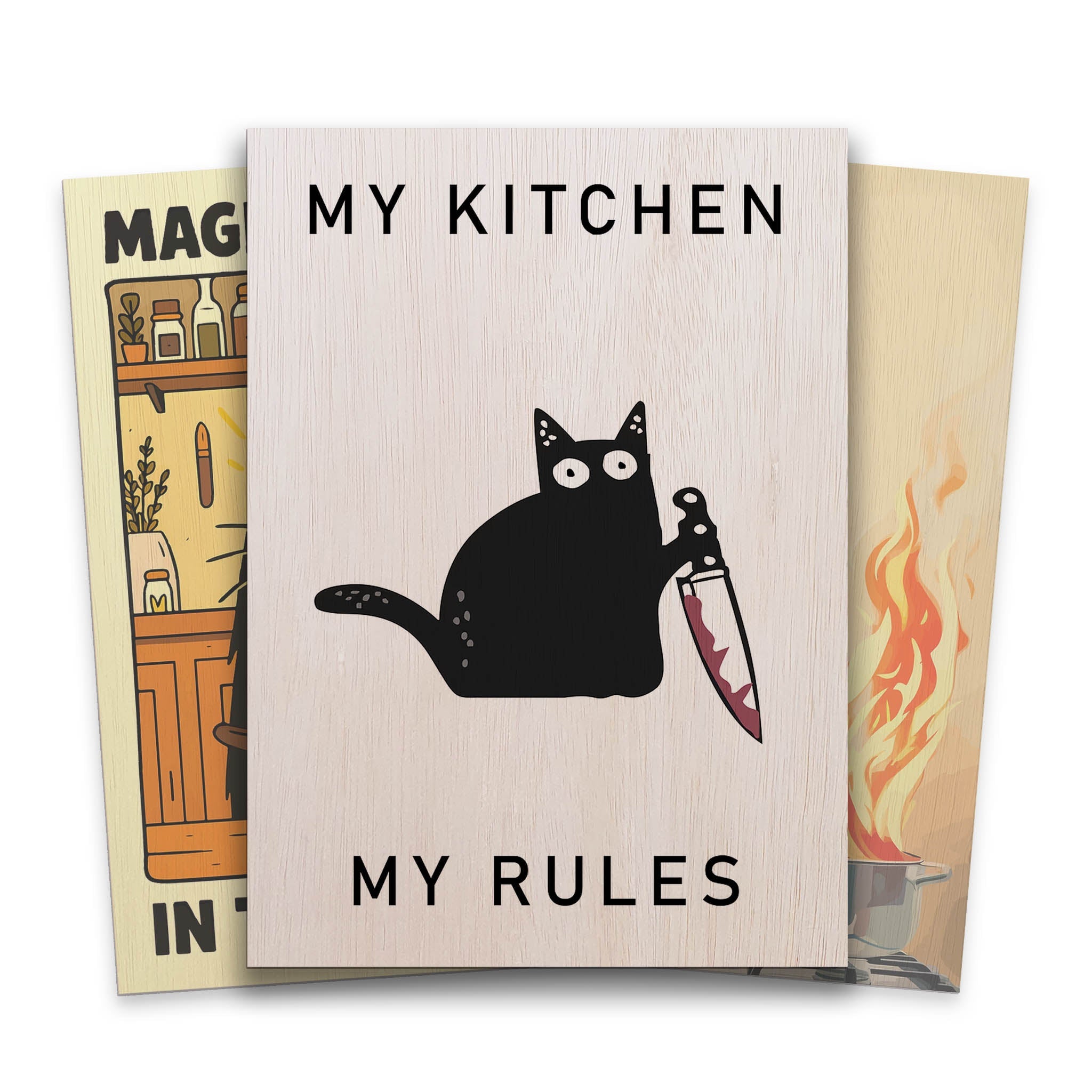Kitchen Wood Prints