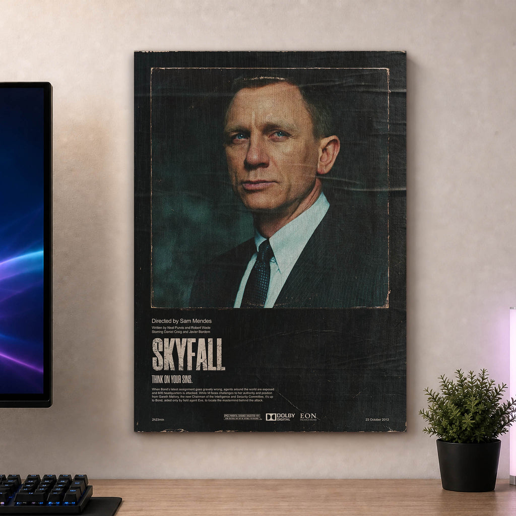 007 James Bond Wood Print by OnWood Australia