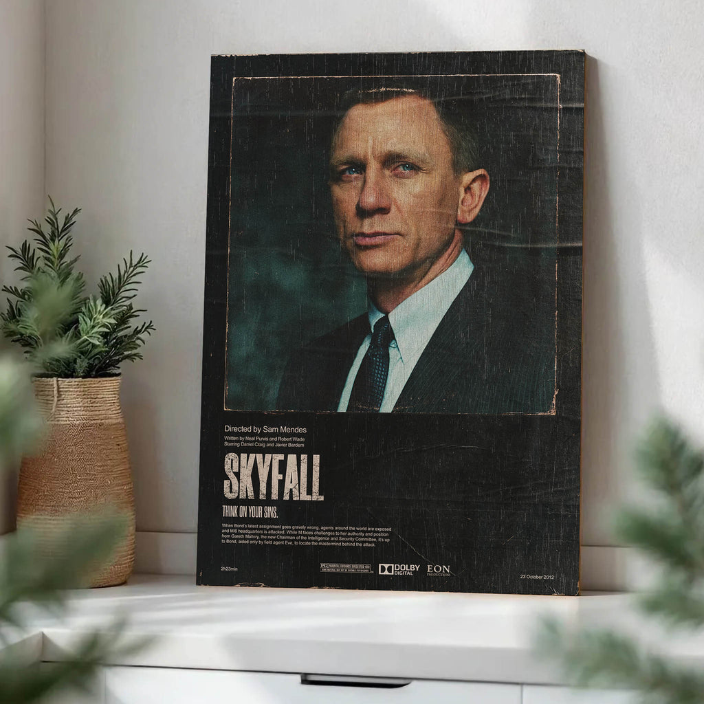 007 James Bond Wood Print by OnWood Australia