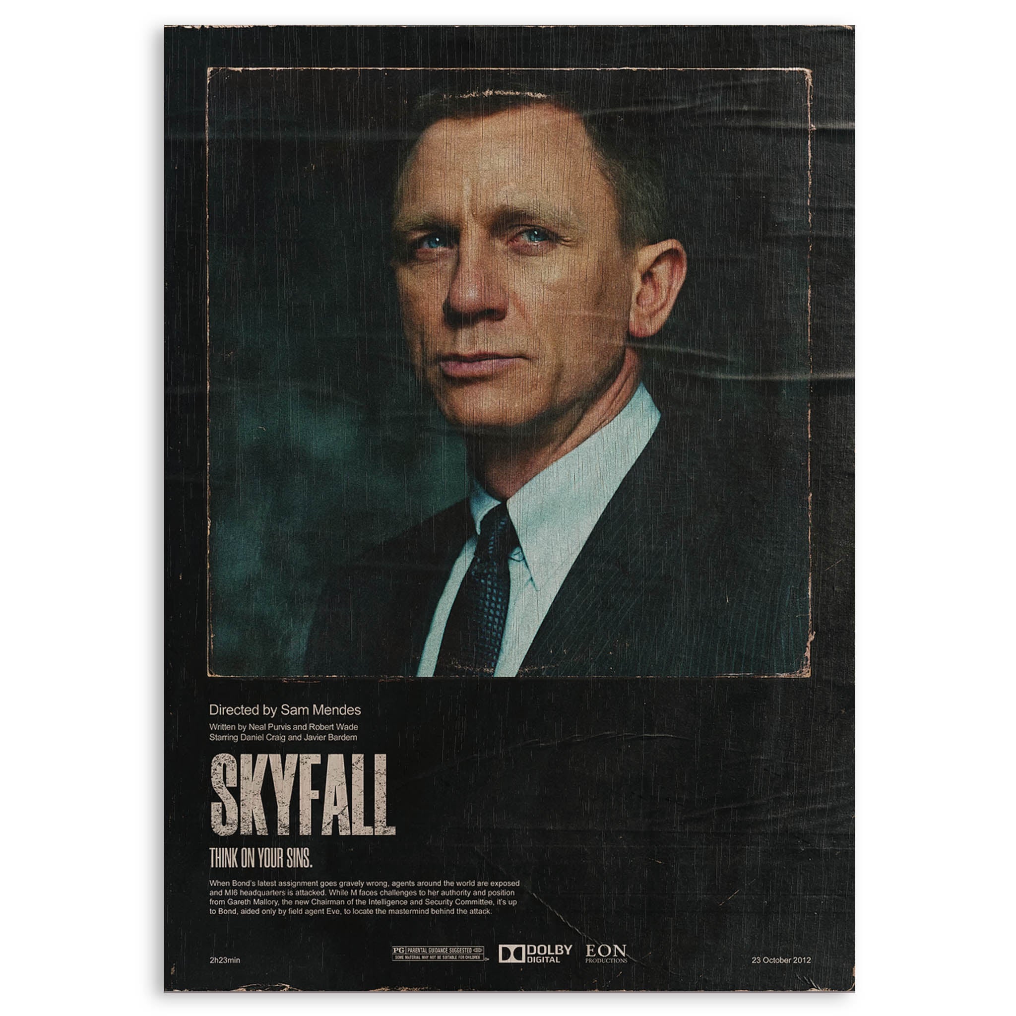 007 James Bond Wood Print by OnWood Australia