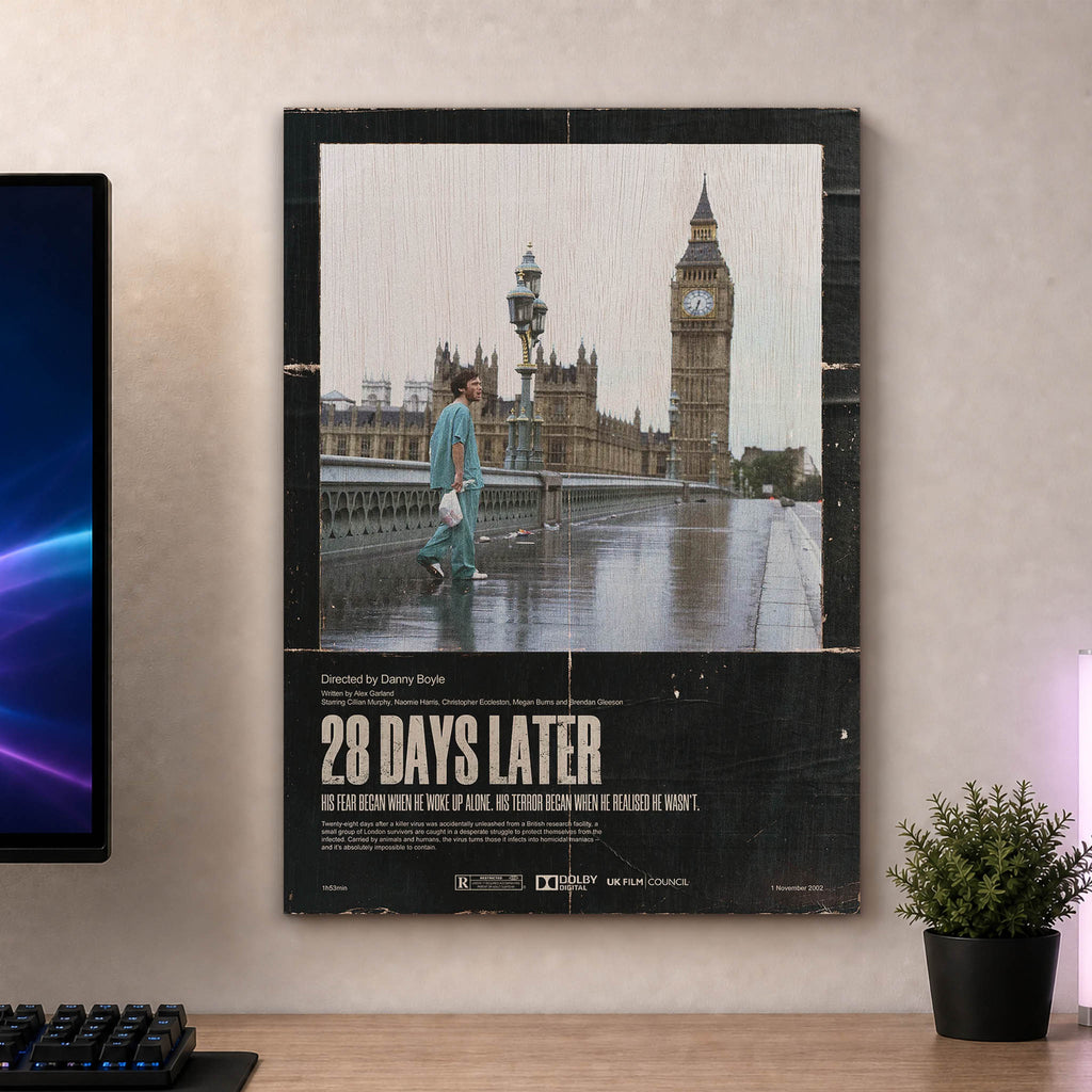 28 Days Later Wood Print by OnWood Australia