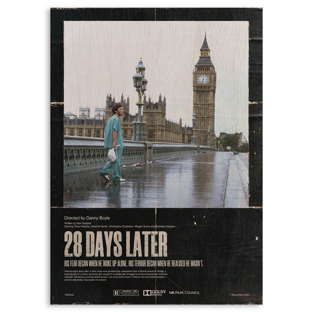 28 Days Later Wood Print by OnWood Australia