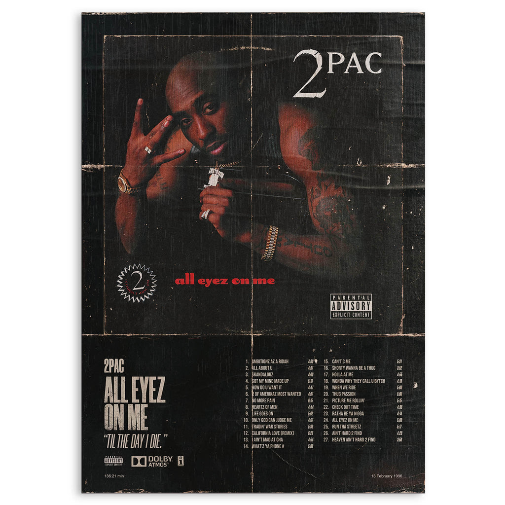 2pac Wood Print by OnWood Australia