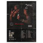 2pac Wood Print by OnWood Australia