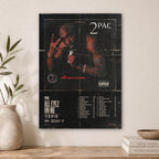 2pac Wood Print by OnWood Australia
