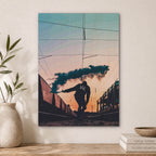 Alan Walker Wood Print by OnWood Australia