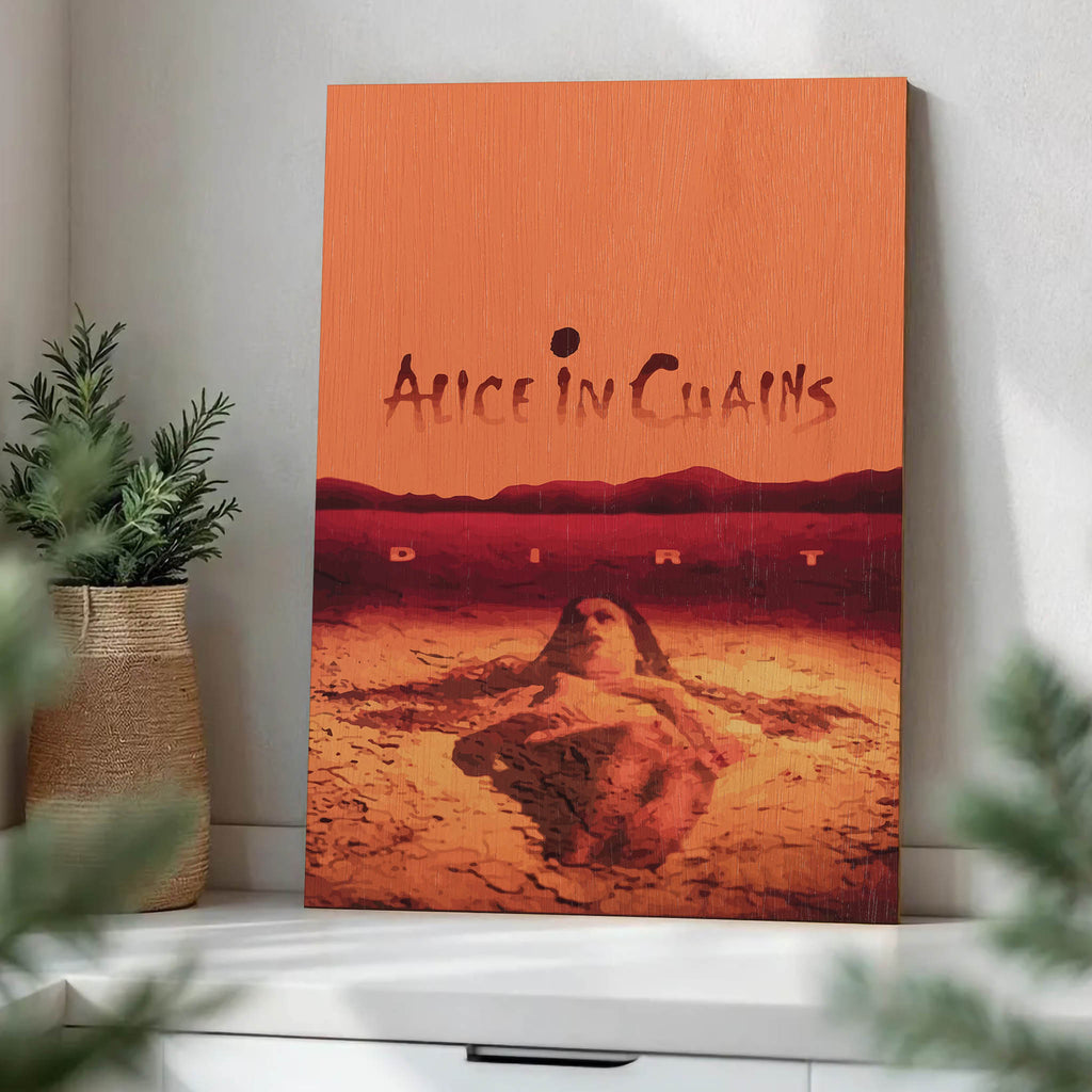 Alice in Chains Wood Print by OnWood Australia