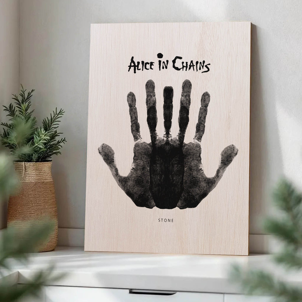 Alice in Chains Wood Print by OnWood Australia