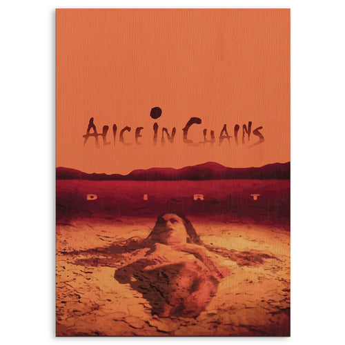 Alice in Chains Wood Print by OnWood Australia
