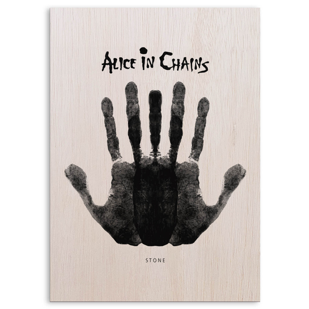 Alice in Chains Wood Print by OnWood Australia