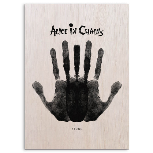 Alice in Chains Wood Print by OnWood Australia