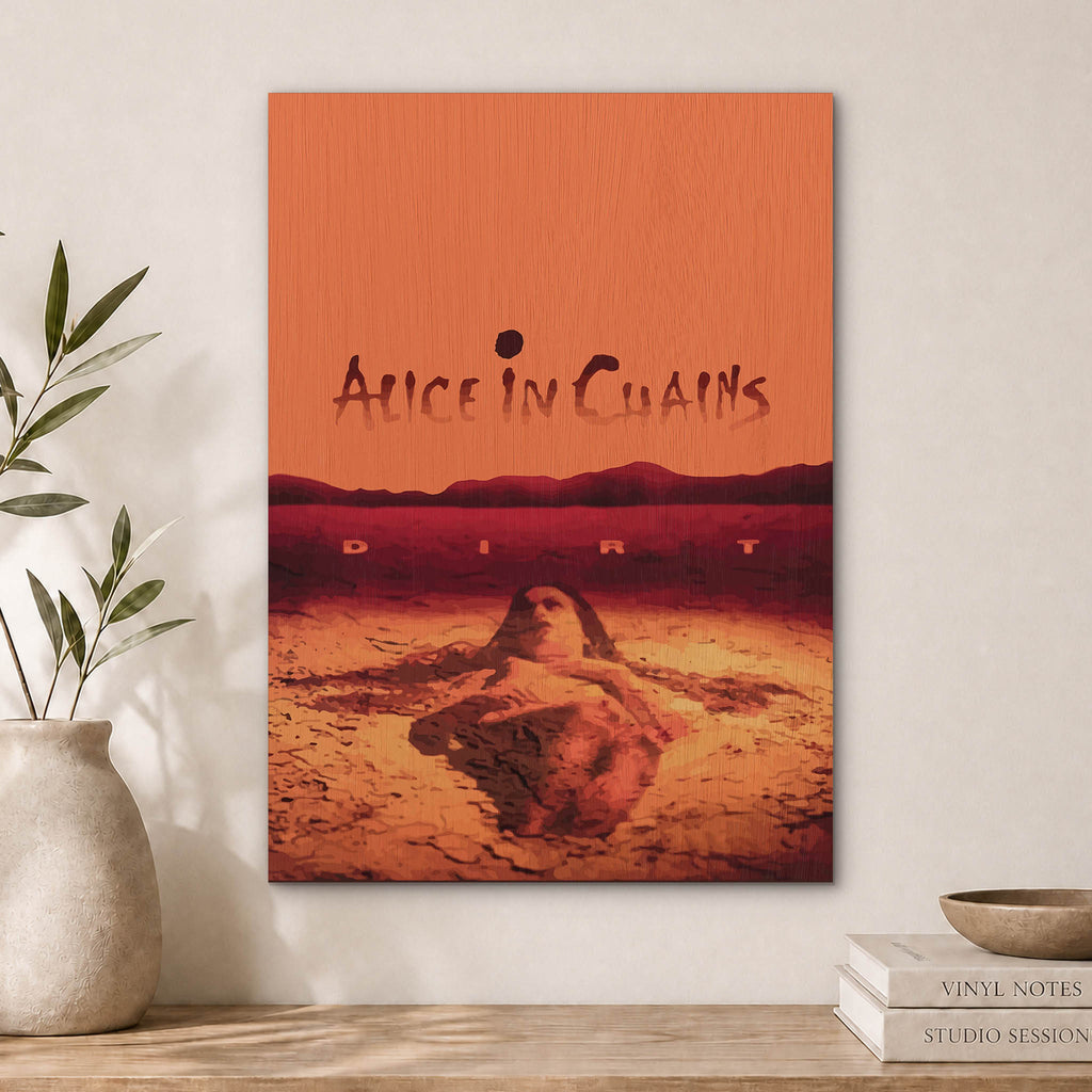 Alice in Chains Wood Print by OnWood Australia
