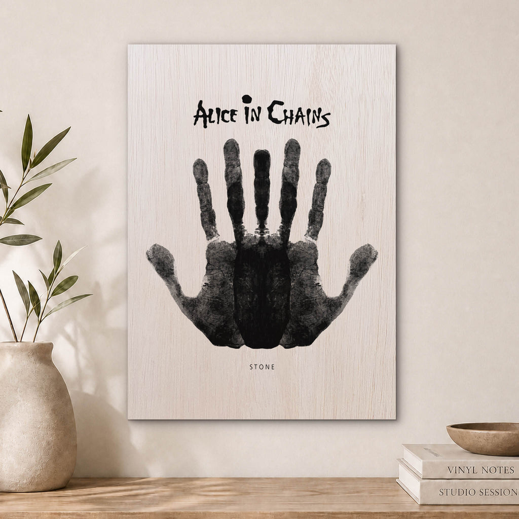 Alice in Chains Wood Print by OnWood Australia