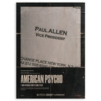 American Psycho Wood Print by OnWood Australia