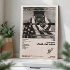 ASAP Rocky Long Live ASAP Wood Print by OnWood Australia
