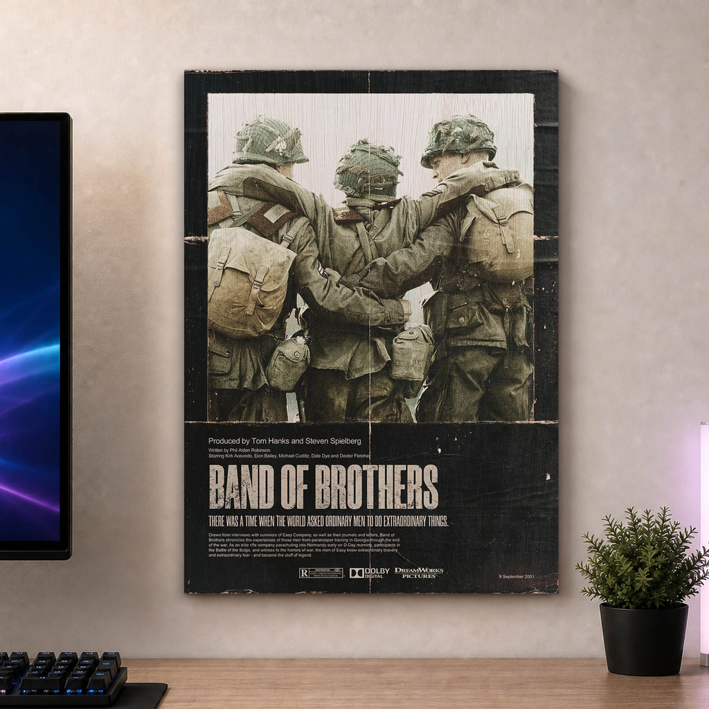 Band of Brothers Wood Print by OnWood Australia