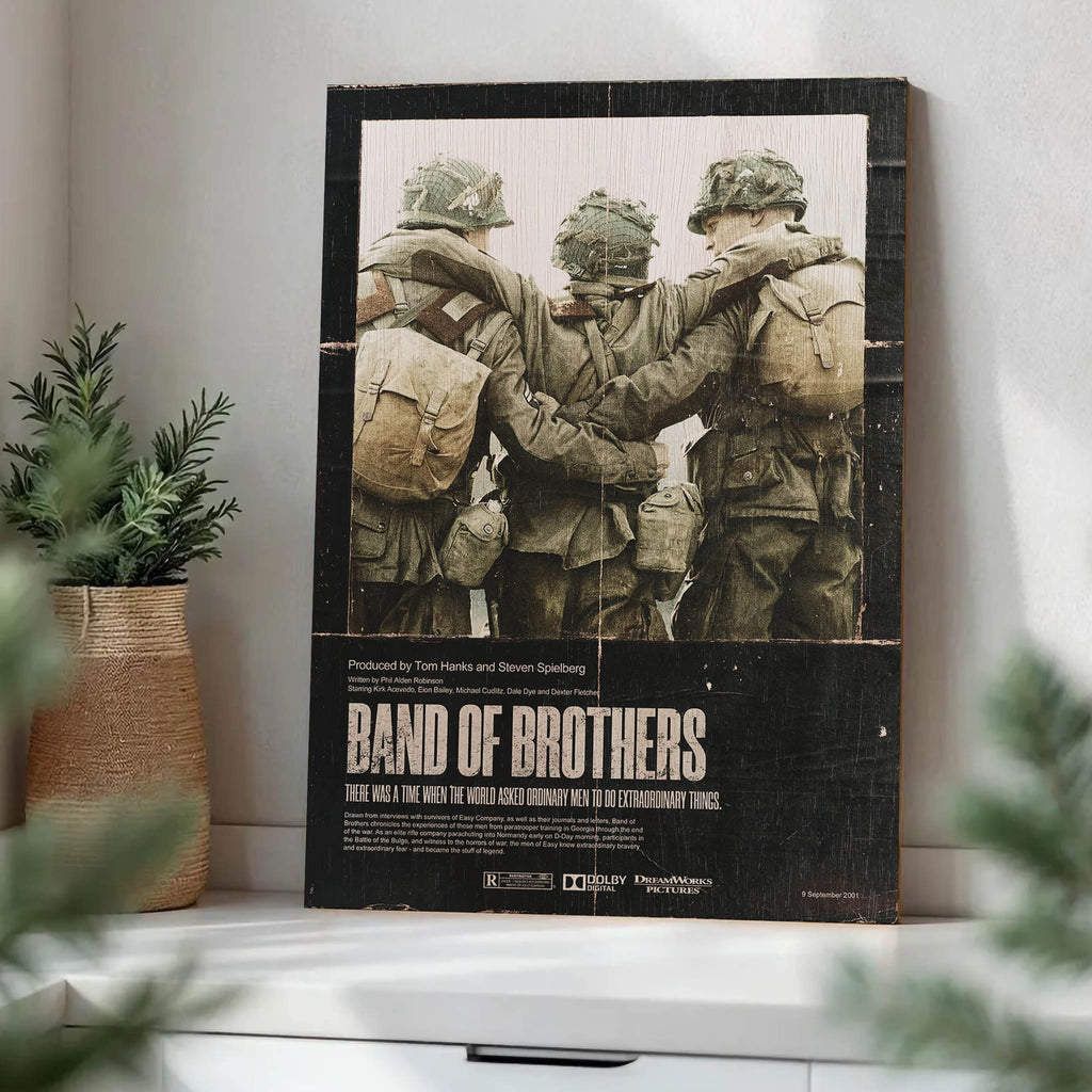 Band of Brothers Wood Print by OnWood Australia