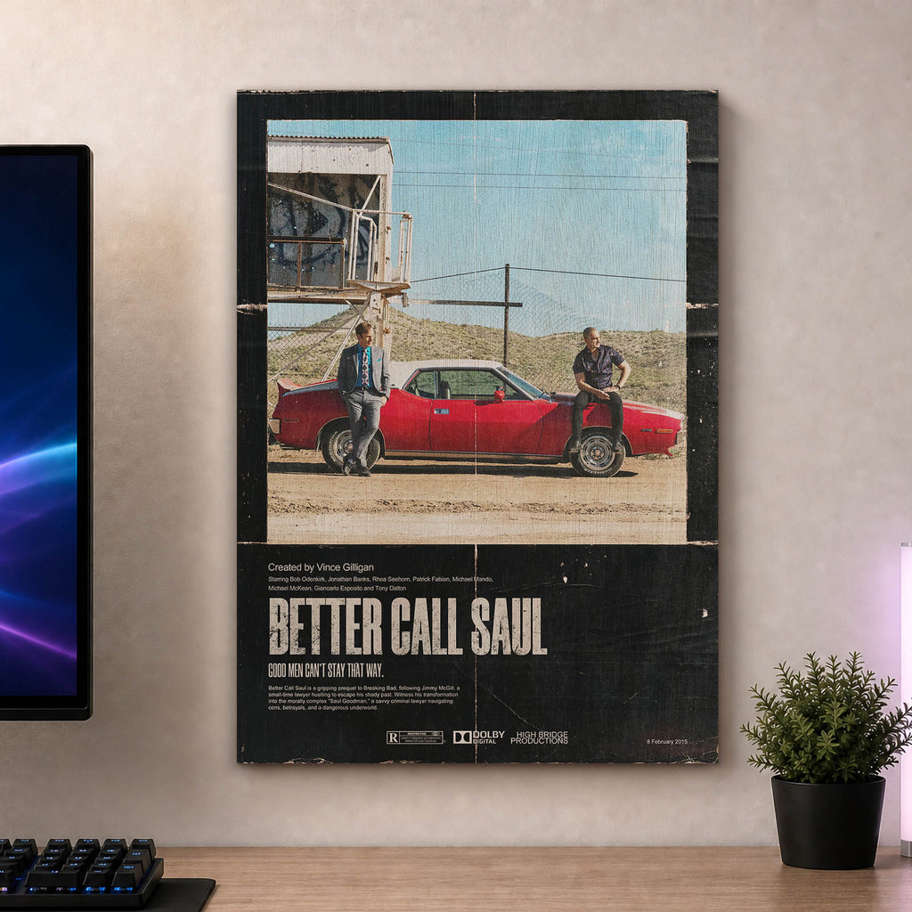 Better Call Saul Wood Print by OnWood Australia