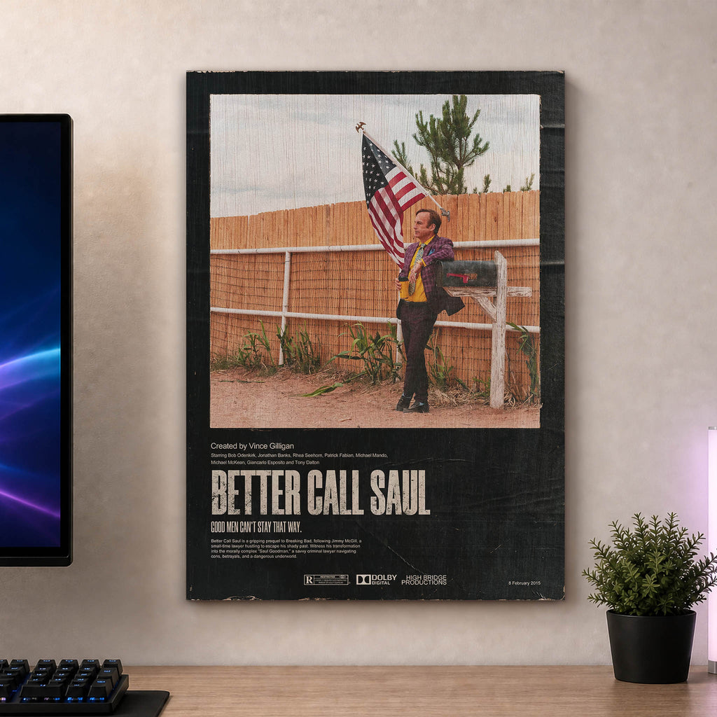 Better Call Saul Wood Print by OnWood Australia