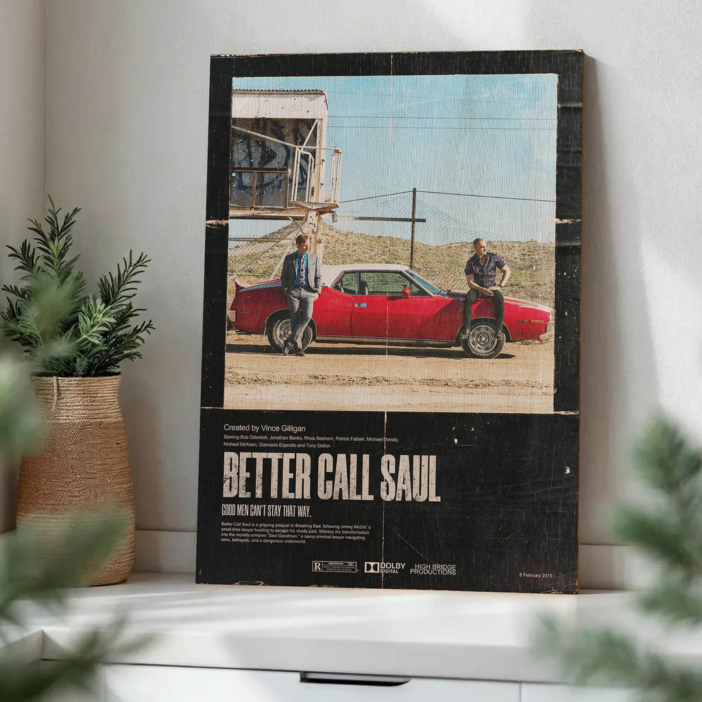 Better Call Saul Wood Print by OnWood Australia