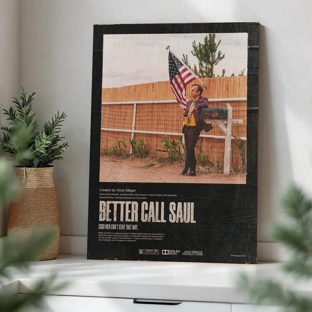 Better Call Saul Wood Print by OnWood Australia