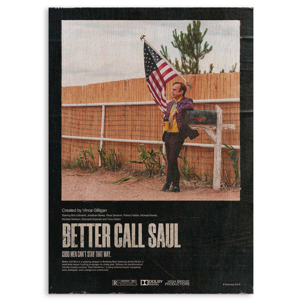 Better Call Saul Wood Print by OnWood Australia