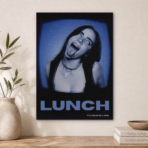 Billie Eilish Lunch Wood Print by OnWood Australia