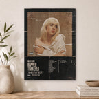 Billie Eilish Wood Print by OnWood Australia