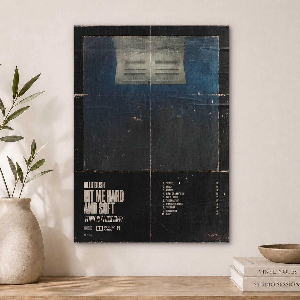 Billie Eilish Wood Print by OnWood Australia