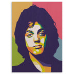 Billy Joel Wood Print by OnWood Australia
