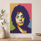 Billy Joel Wood Print by OnWood Australia