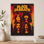 Black Sabbath Wood Print by OnWood Australia