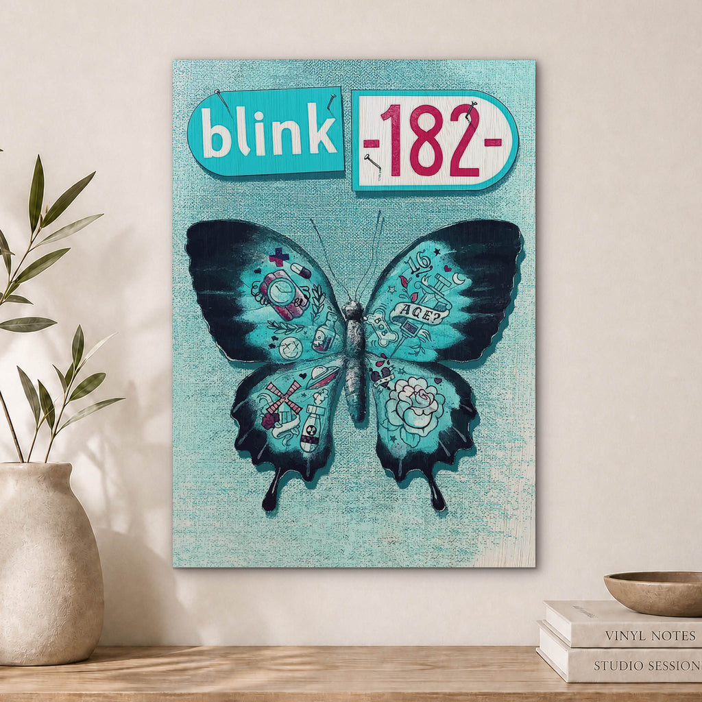 Blink 182 Wood Print by OnWood Australia