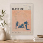 Blink 182 Wood Print by OnWood Australia