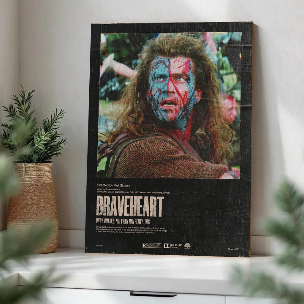 Braveheart Wood Print by OnWood Australia