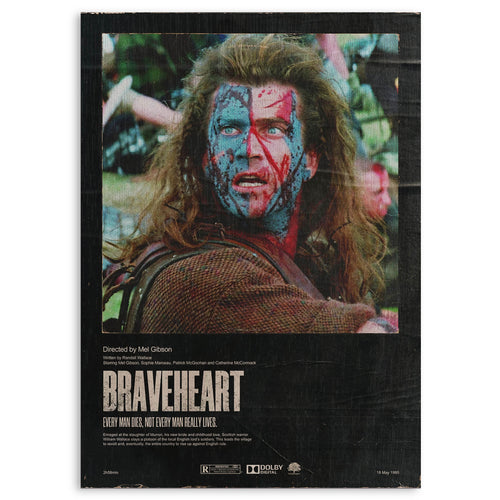 Braveheart Wood Print by OnWood Australia