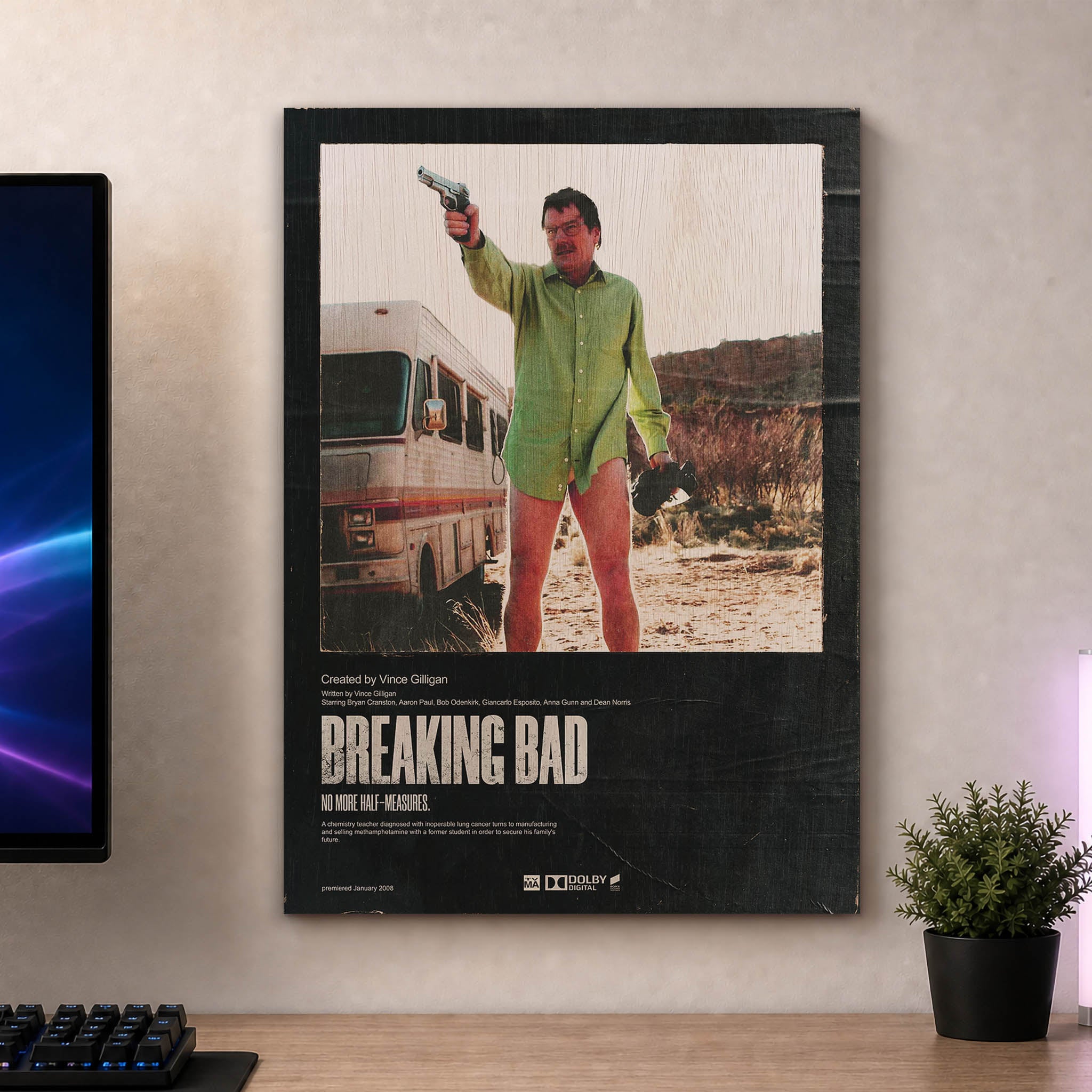 Breaking Bad Wood Print by OnWood Australia