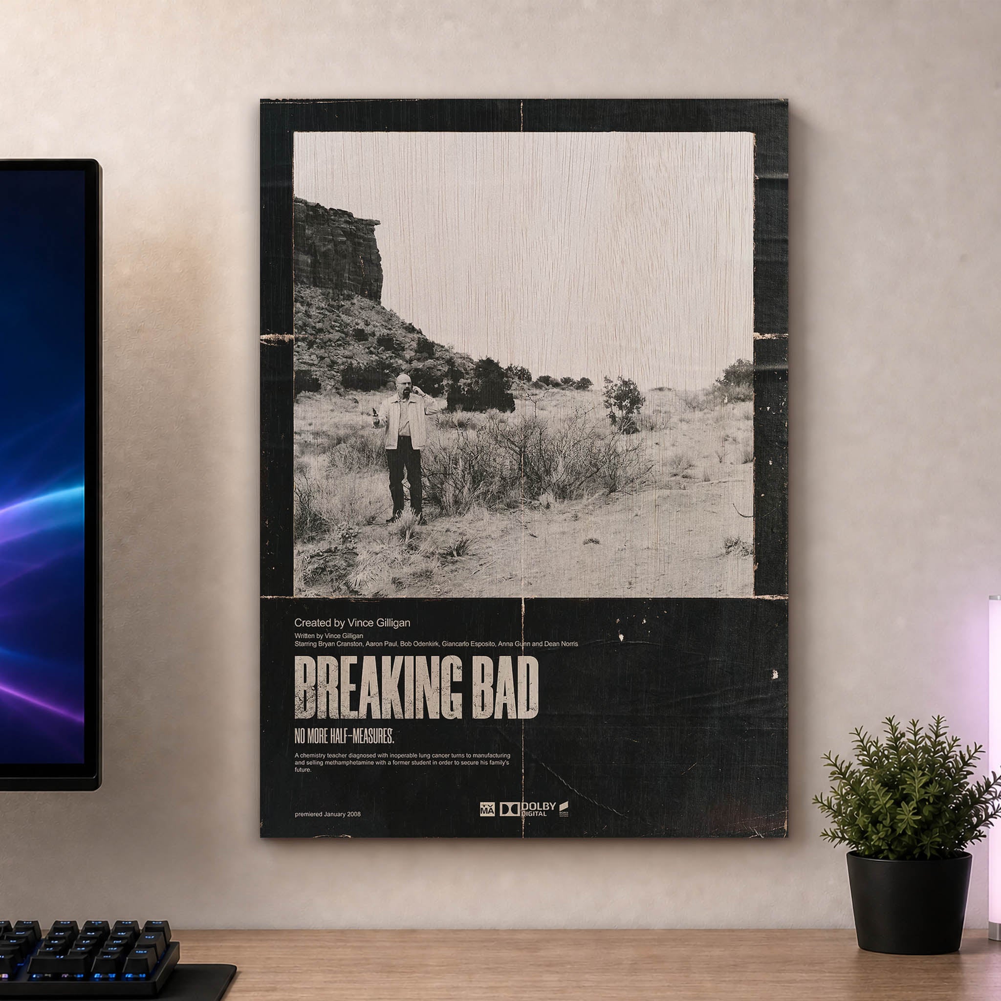Breaking Bad Wood Print by OnWood Australia