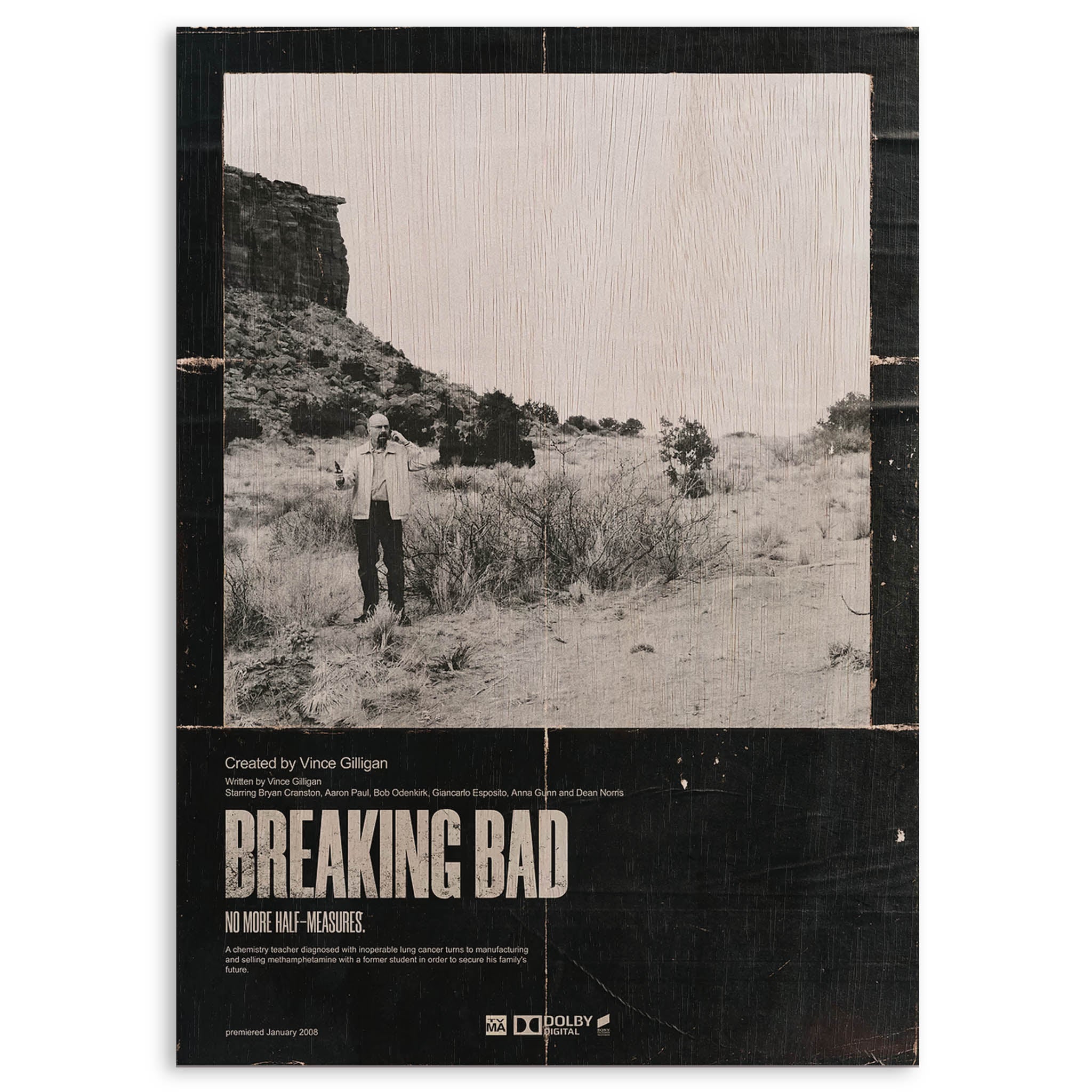 Breaking Bad Wood Print by OnWood Australia