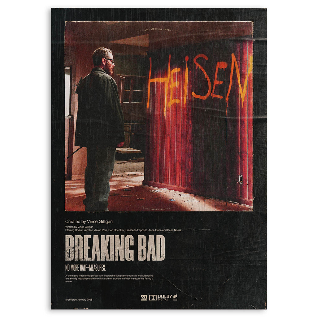Breaking Bad Wood Print by OnWood Australia