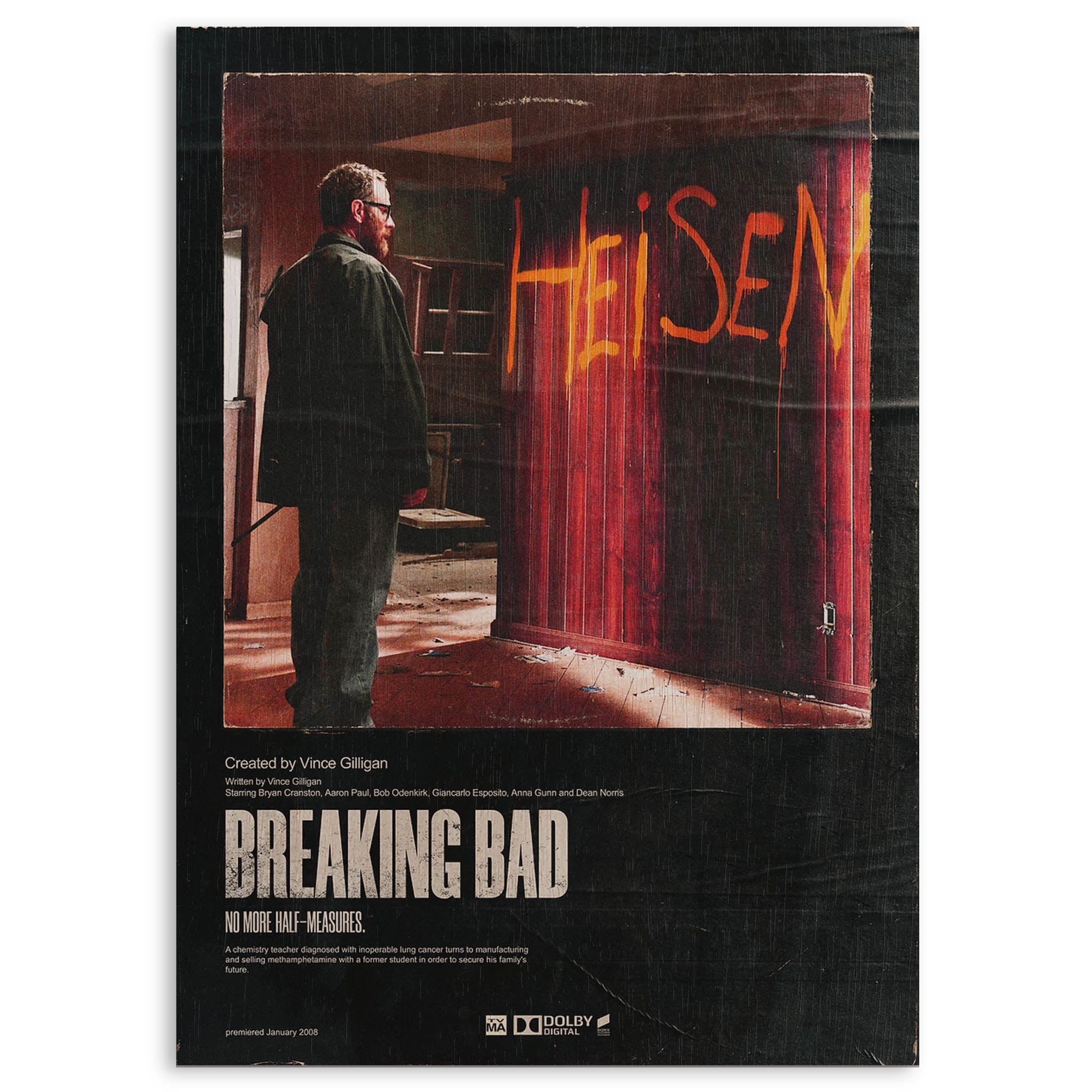Breaking Bad Wood Print by OnWood Australia