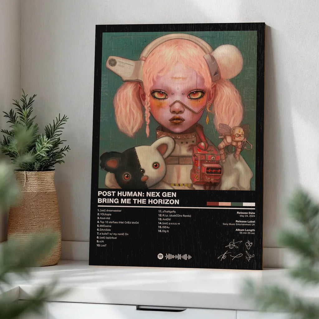 Bring Me the Horizon POST HUMAN Nex Gen Wood Print by OnWood Australia