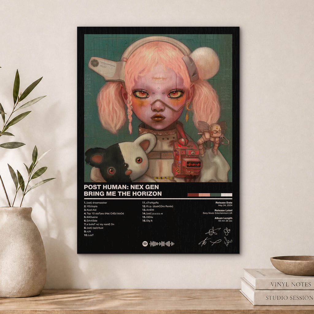 Bring Me the Horizon POST HUMAN Nex Gen Wood Print by OnWood Australia