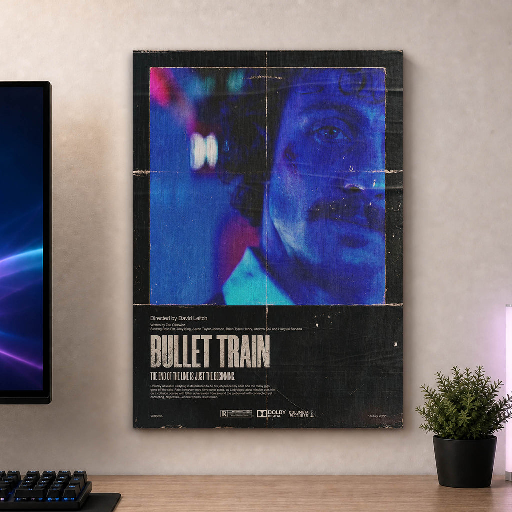 Bullet Train Wood Print by OnWood Australia