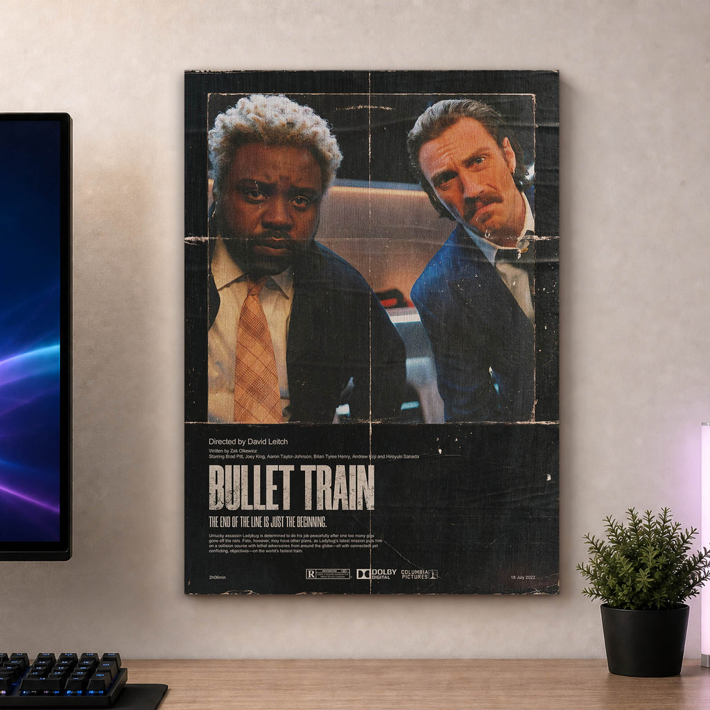 Bullet Train Wood Print by OnWood Australia