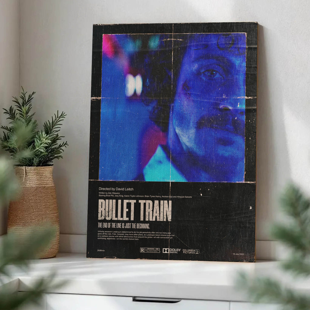 Bullet Train Wood Print by OnWood Australia