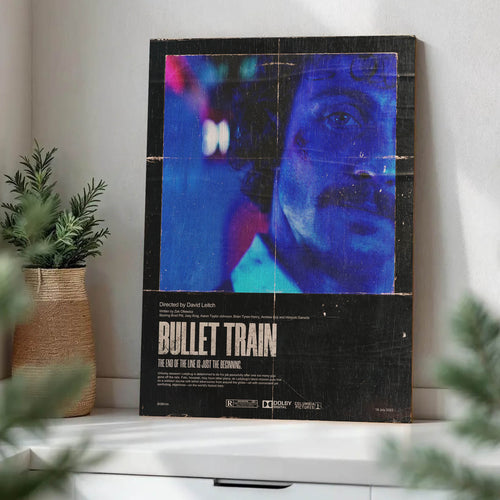 Bullet Train Wood Print by OnWood Australia