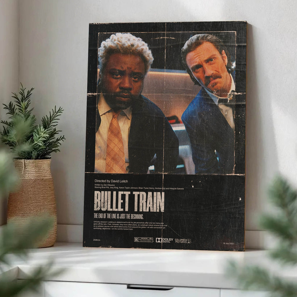 Bullet Train Wood Print by OnWood Australia